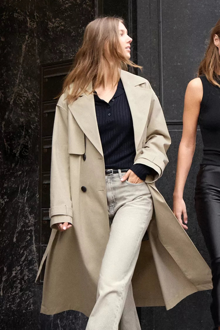 WATER-REPELLENT TRENCH COAT
WITH BELT