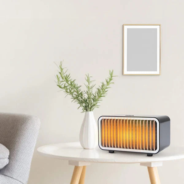 Fumato Fan Heater | Room Heater With PTC Ceramic Heating | 900W Power With Overheat Protection And Tip-Over Switch | Portable Design For Home And Office Use | Compact Size | 220-240V 50Hz