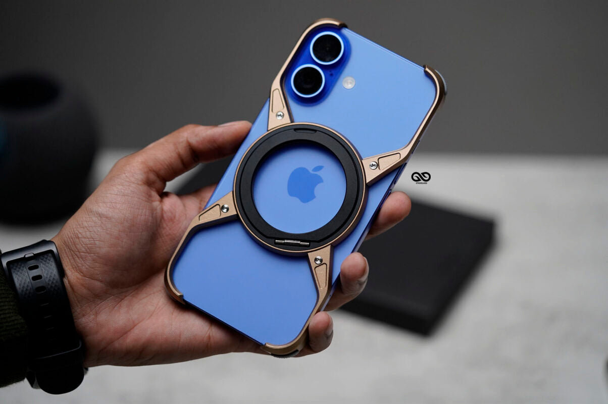 Titanium Armored Bumper with Kickstand Feature For All iPhone