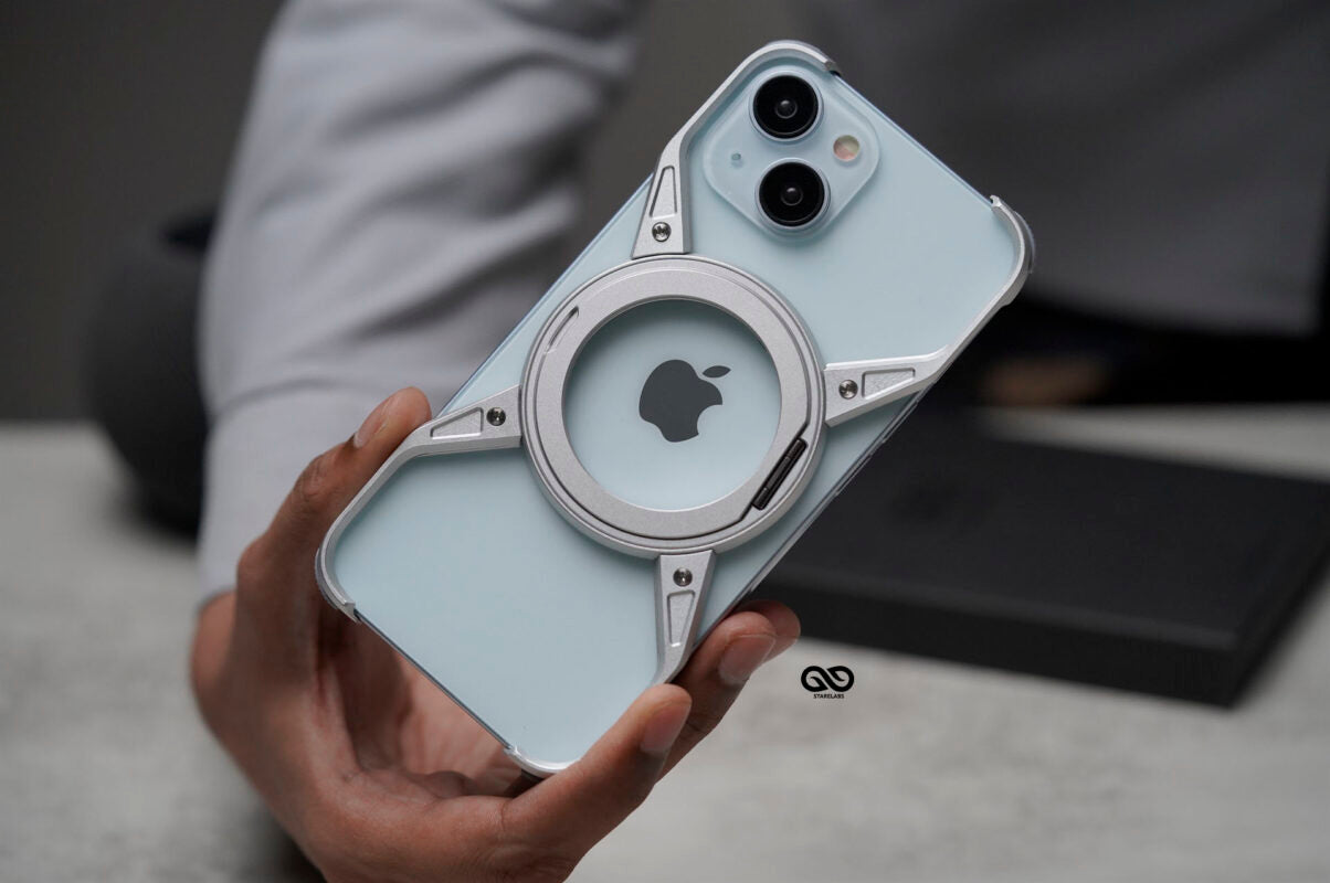 Titanium Armored Bumper with Kickstand Feature For All iPhone