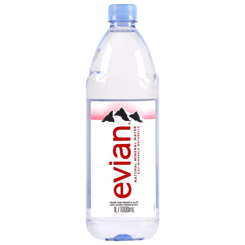 Evian Natural Mineral Water 1L