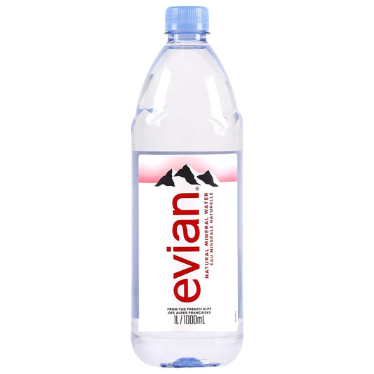 Evian Natural Mineral Water 1L